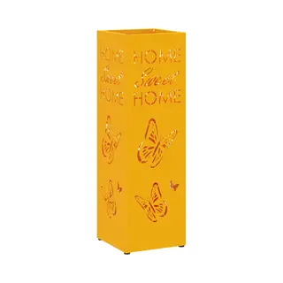 Sonnenschirmhalter Senfgelb 15, 5 X 15, 5 X 49 Cm Stahl Vidaxl