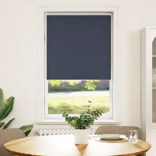 Verdunkelungsrollo Marineblau 85x130cm Stoffbreite 80, 7 Cm Vidaxl