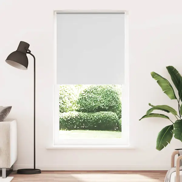 VidaXL Verdunkelungsrollo Weiß 105x210 Cm Stoffbreite 100, 7 Cm thumbnail