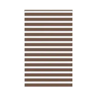 Zebrarollo Braun 140x230 Cm Stoffbreite 135, 9 Cm Polyester Vidaxl