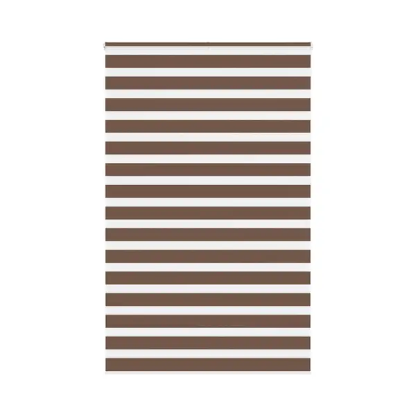 Zebrarollo Braun 140x230 Cm Stoffbreite 135, 9 Cm Polyester Vidaxl thumbnail