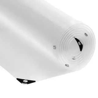 VidaXL Transparente Plane Mit Ösen 4x8 M Pvc