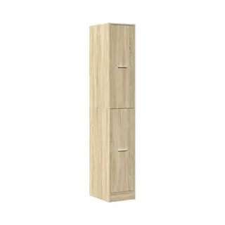VidaXL Apothekerschrank Sonoma-Eiche 30x41x174, 5 Cm Holzwerkstoff