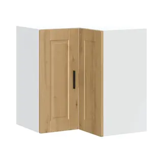 VidaXL Küchen-Eckhängeschrank Porto Artisan-Eiche Holzwerkstoff, Eckhängeschrank Für Küche, Küche Wandschrank, Küchen-Eckschrank Hängend
