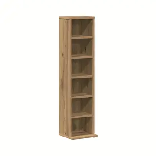 Cd-regal Artisan-eiche 21x20x88 Cm Holzwerkstoff Vidaxl