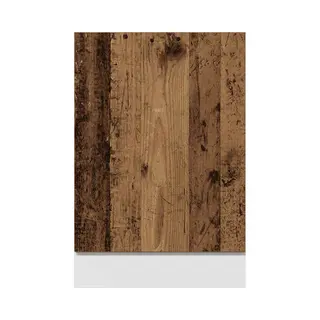 VidaXL Vaatwasserpaneel Lyon 45x3x67 Cm Bewerkt Hout Oud Houtkleurig