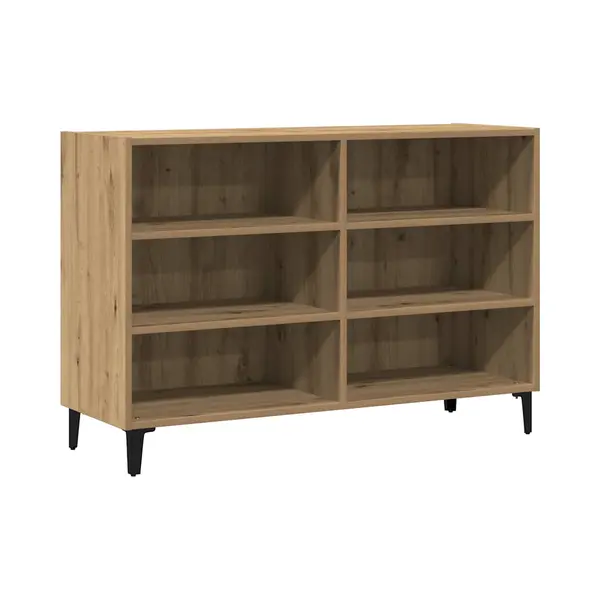 VidaXL Sideboard Artisan-Eiche 103, 5x35x70 Cm Holzwerkstoff, Schrank, Highboard, Home Organizer, Lagerschrank, Beistellschrank, Wohnzimmerschrank thumbnail