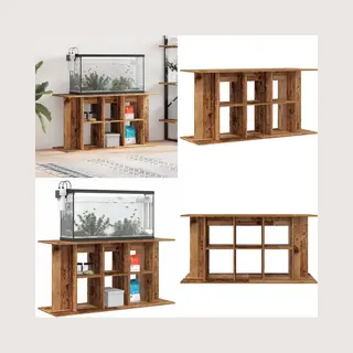 VidaXL Aquariumständer Altholz-Optik 120x40x60 Cm Holzwerkstoff
