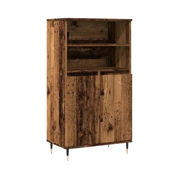 VidaXL Highboard Altholz-Optik 60x36x110 Cm Holzwerkstoff thumbnail