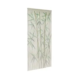 Insekten-türvorhang Bambus Druck 90x220 Cm Bambus Vidaxl
