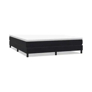 Boxspringbett Ohne Matratze Schwarz 180x210 Cm Samt Vidaxl