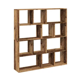 Bücherregal Altholz-optik 132x29x141, 5 Cm Holzwerkstoff Vidaxl