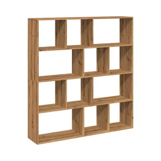 Bücherregal Artisan-eiche 132x29x141, 5 Cm Holzwerkstoff Vidaxl