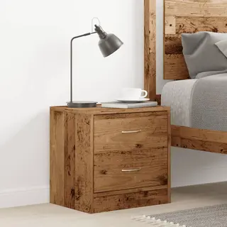 Nachttisch Altholz-optik 40x30x40 Cm Holzwerkstoff Vidaxl