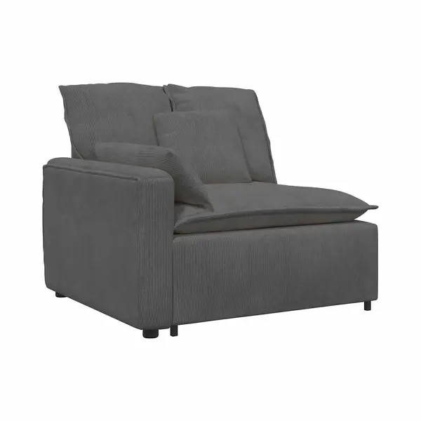 Modulares Sofa Mit Kissen Dunkelgrau - Vidaxl thumbnail