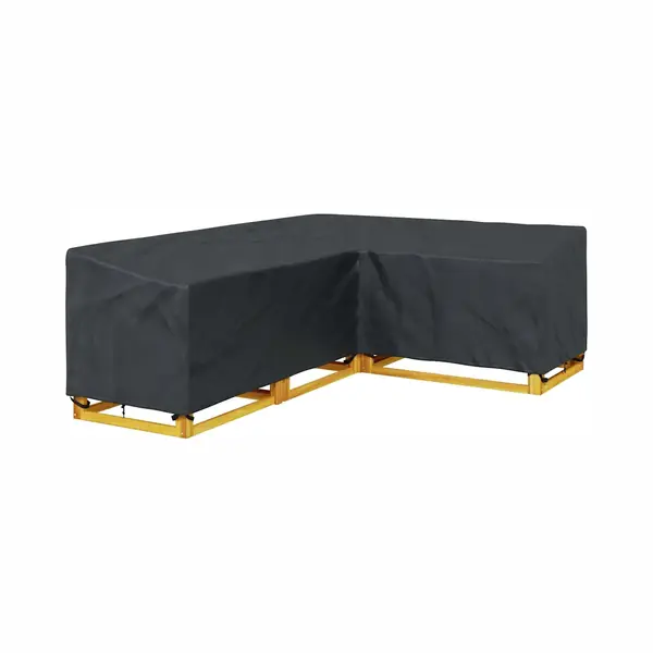 VidaXL Möbelbezug Schwarz 260 X 210 X 80 Cm 600D Oxford Stoff thumbnail