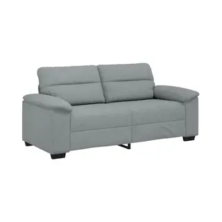 2-sitzer-sofa Hellgrau 140 Cm Stoff - Vidaxl