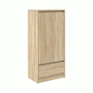 VidaXL Cabinet With Drawer Sonoma Oak 55.5x34x119.5 Cm Engineered Wood, Storage Cabinet, Highboard, Tall Storage Cabinet, Cupboard, Tall Cabinet