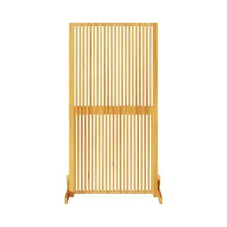 VidaXL Privacyscherm Bruin 79.5 X 50 X 150 Cm Massief Acaciahout