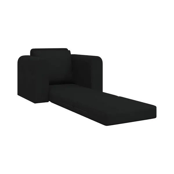 Sofa Bett Schwarz 98 X 71 X 83 Cm Stoff Vidaxl thumbnail