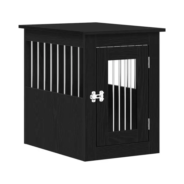 Hundebox-möbel Schwarze Eiche 45 X 62 X 59 Cm Holzwerkstoff Vidaxl thumbnail