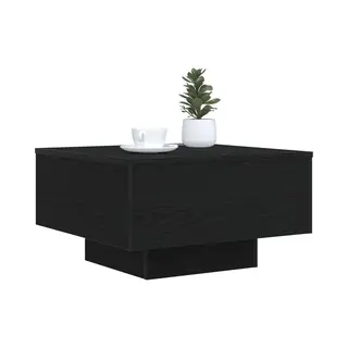 Couchtisch Schwarze Eiche 55 X 55 X 31 Cm Holzwerkstoff Vidaxl
