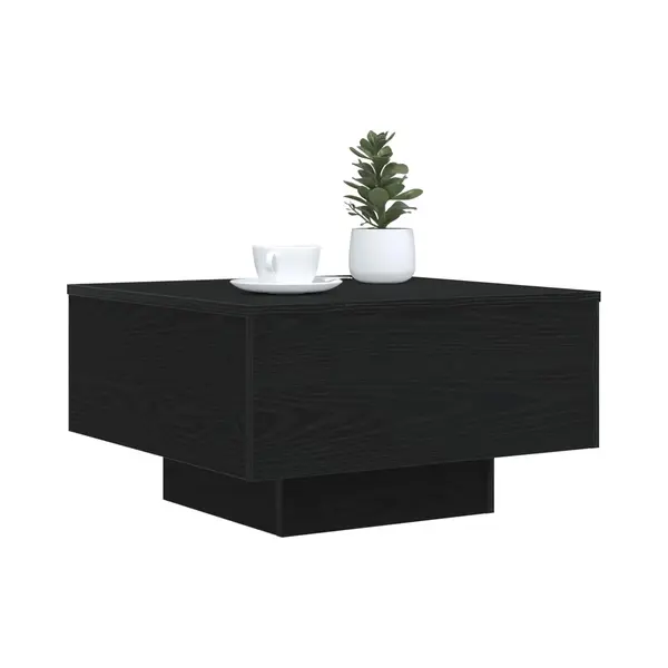 Couchtisch Schwarze Eiche 55 X 55 X 31 Cm Holzwerkstoff Vidaxl thumbnail