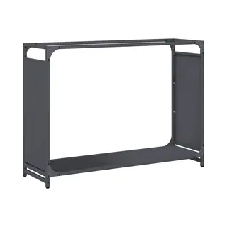 VidaXL Brennholzregal Anthrazit 90x28x65 Cm Kaltgewalzter Stahl
