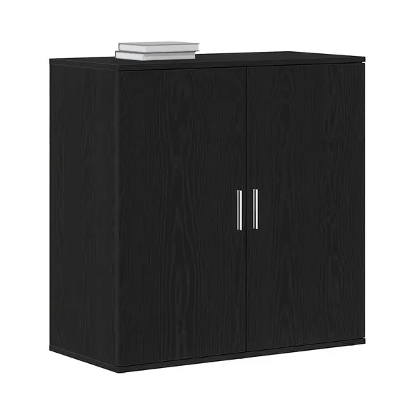 VidaXL Sideboard Schwarz Eichen-Optik 79 X 38 X 80 Cm Holzwerkstoff thumbnail