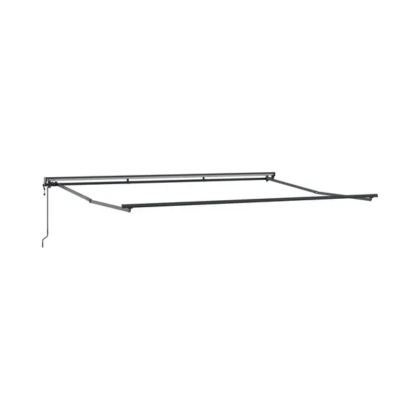 VidaXL Markisenrahmen Anthrazit 4, 5 × 3 M Pulverbeschichteter Stahl thumbnail
