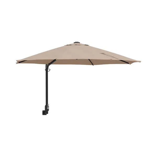 VidaXL Garten-Sonnenschirm Taupe 248 X 248 X 148 Cm thumbnail