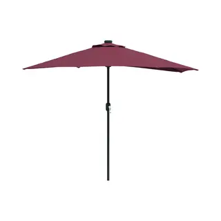 VidaXL - Tuinparasol - Bordeaux - Rood - 294 - X - 150 - X - 224 - Cm - Polyester - En - Staal