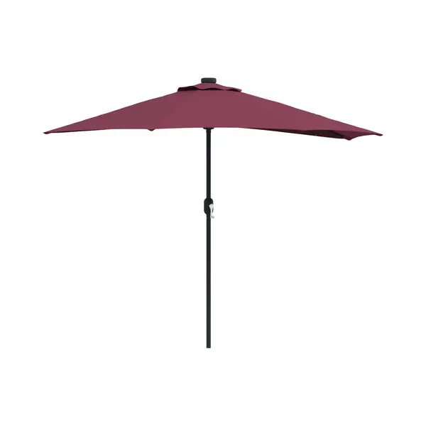 VidaXL - Tuinparasol - Bordeaux - Rood - 294 - X - 150 - X - 224 - Cm - Polyester - En - Staal thumbnail