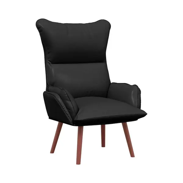VidaXL Fauteuil Zwart 69 X 74 X 93 Cm Kunstleer thumbnail