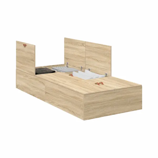 Bettgestell Sonoma Eiche 200 X 100 X 31.5 Cm Holzwerkstoff Vidaxl thumbnail