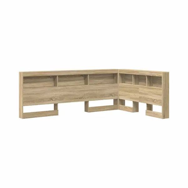 Stauraum-kopfteil Mit Regal Sonoma Eiche 120 Cm Holzwerkstoff Vidaxl thumbnail