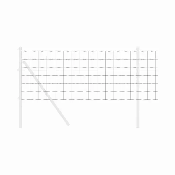 VidaXL Eurozaun Grau 0, 6 X 25 M Pvc-beschichtetes Eisen thumbnail