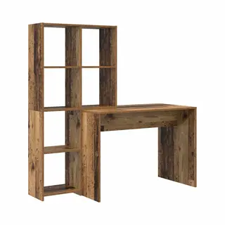 Schreibtisch Altholz 138.5 X 55 X 143 Cm Holzwerkstoff Vidaxl