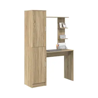 VidaXL Schreibtisch 2 Pcs Sonoma-Eiche