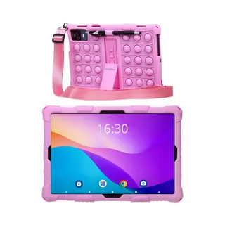 TinyPlay Kindertablet Maxi V2 - Android 14 - 10 Inch - 64GB+64SD - 4GB+4GB Virtual Ram - 6000 MAh Batterij - Ouderlijk Toezicht - Kindertablet Vanaf 3