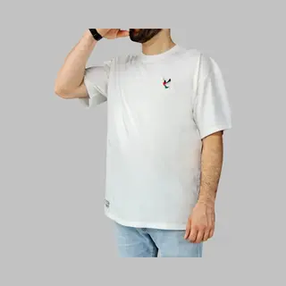 Merrenci® | Palestina T-shirt Met Geborduurd Detail | Stand With Palestine Stand With Humanity | 100% Premium Katoen | Maat Xl