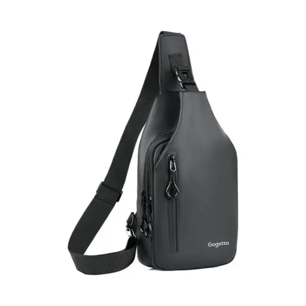 Gogetta® Crossbody Bag Heren - Waterdichte En Compacte Slingbag & Schoudertas Met Usb - Crossbody Tas Voor Dagelijks Gebruik, Wandelen, Reizen & thumbnail
