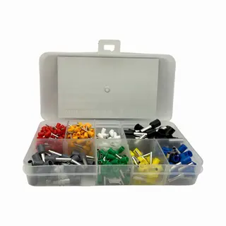 ToolLine® - Adereindhulzen Assortimentsdoos - 400-delig - Kabelschoenen - Adereindhuls - Aderhulzen - Adereindhulstang