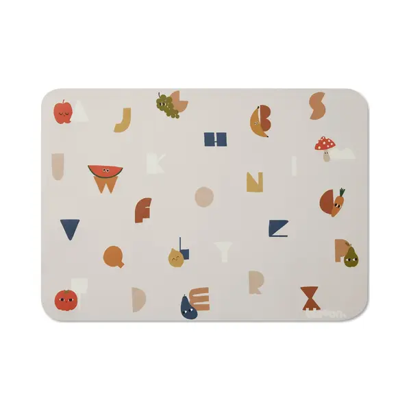 Blooom® - Placemat Voor Baby's En Kinderen - Herbruikbaar En Duurzaam - Vlek- En Waterafstotende Placemat En Knutselmat - Alfabet thumbnail