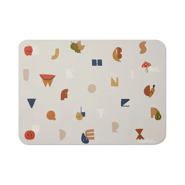 Blooom® - Placemat Voor Baby's En Kinderen - Herbruikbaar En Duurzaam - Vlek- En Waterafstotende Placemat En Knutselmat - Alfabet - Xl thumbnail