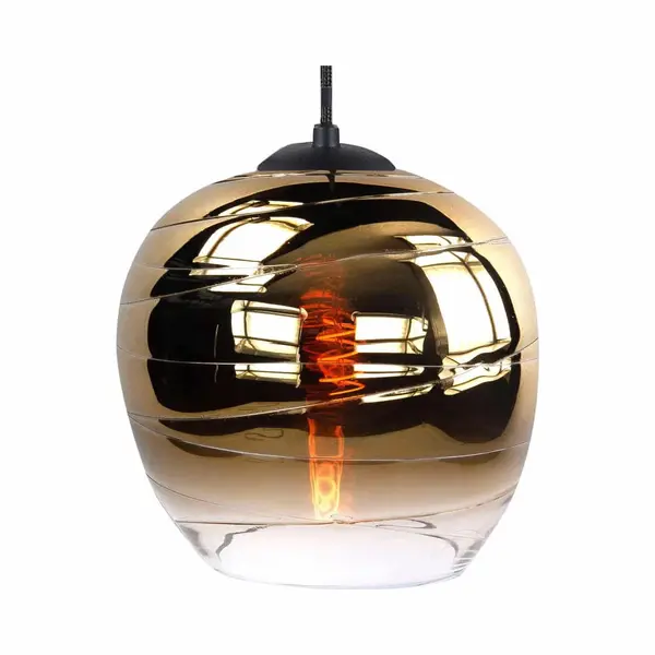 Glas Fantasy Apple Goud Ø21cm thumbnail