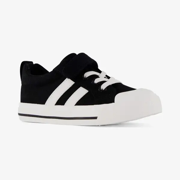 Scapino Canvas Kinder Sneakers Zwart Wit - Maat 31 thumbnail