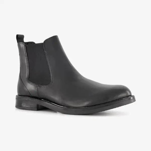 Van Beers Leren Chelsea Boots Zwart - Maat 40 thumbnail