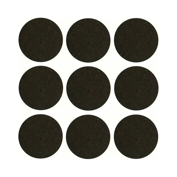 Benson Antikrasvilt - Zelfklevend - 16x Stuks - 1.9 Cm - Bruin - Meubelviltjes thumbnail