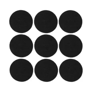 Benson Zelfklevend Antikrasvilt - Ø28 Mm - Zwart - 12 Stuks - Vloerbescherming